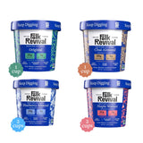 Folk Revival Variety Pack Keto Instant 'Oatmeal' - 20g of Protein, Low Carb, High Fiber, 2 Blueberry, 2 Maple Walnut, 1 Chai Almond, 1 Original - 6