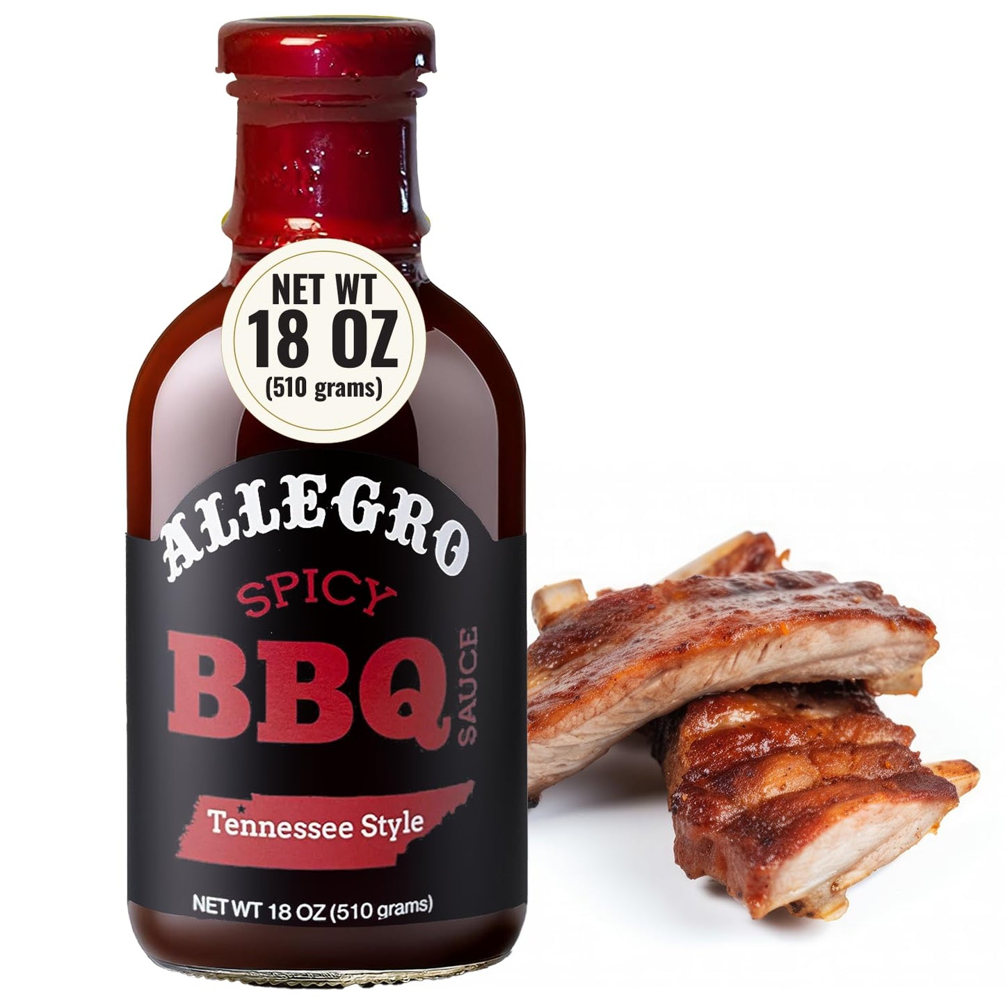 ALLEGRO - The Marinate Everything Marinades | Barbecue Sauce for Chicken, Pork, Ribs & Burgers | BBQ Sauce for Grilling, Dipping & Cooking | Kosher