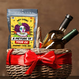 Whimsical Female Portrait Trail Mix - Delightful Snacking Experience - Unique and Fun Gift Idea - Flavorful Goodness for All.