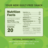 Freestyle Snacks Olive Snack Packs - As Seen on Shark Tank - Fresh Pitted Green Olives, Jumbo-Sized, Grown in Greece, All Natural, Non-GMO