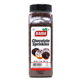 Badia Chocolate Sprinkles, 1.5 lbs - Sweet Topping for Desserts, Ice Cream, Cakes, and Baked Treats