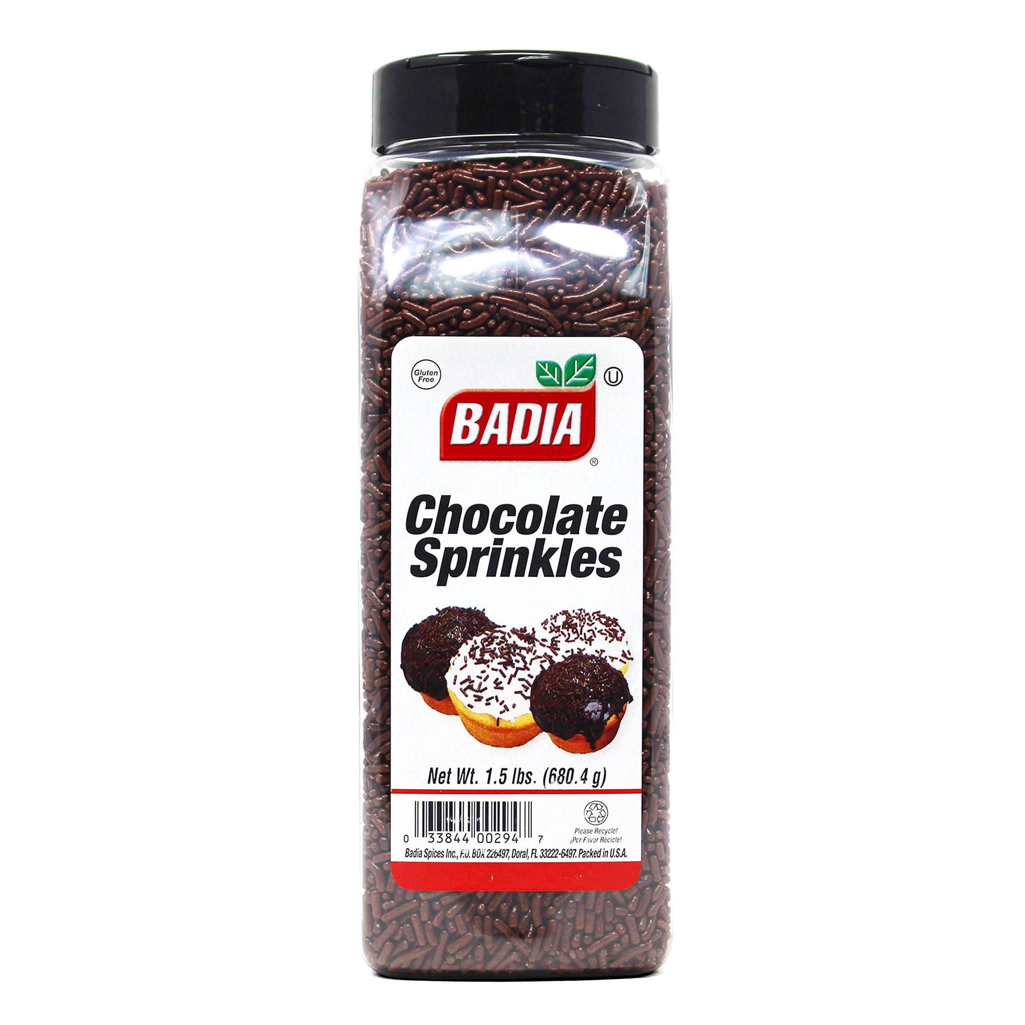 Badia Chocolate Sprinkles, 1.5 lbs - Sweet Topping for Desserts, Ice Cream, Cakes, and Baked Treats
