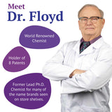 Dr Floyd's Stain Remover - Ranked #1 in Testing Against Major Brands - Prewash - Removes Grease, Oil, Food, Coffee, Blood, Sweat, Grass, Ink, dirt