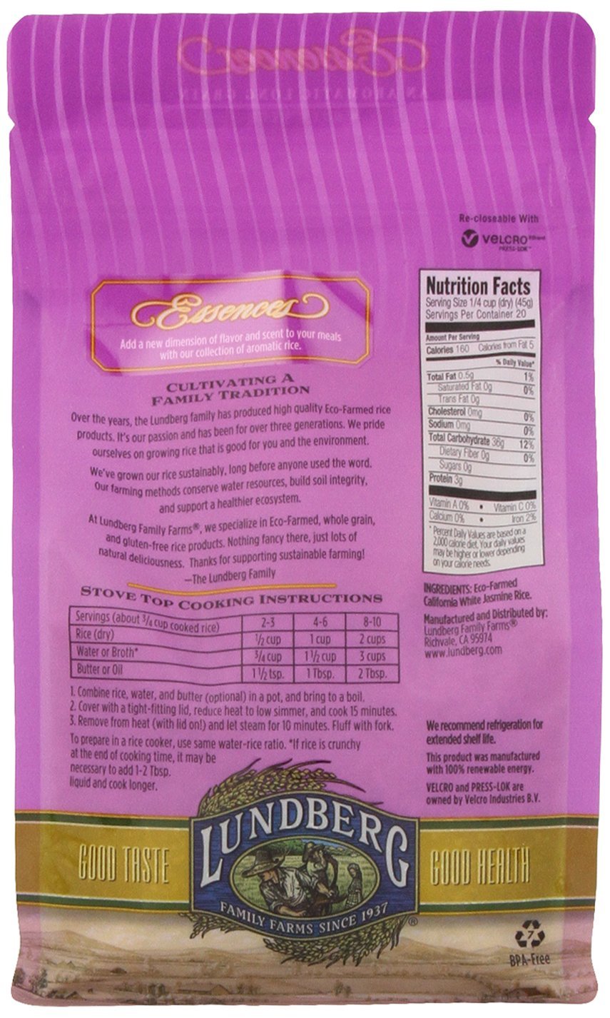 California White Jasmine Rice 2 Pounds (Case of 6)
