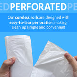 Reli. SuperValue 13 Gallon Trash Bags | 1000 Count Bulk | Tall Kitchen | Can Liners | Clear Multi-Use Garbage Bags