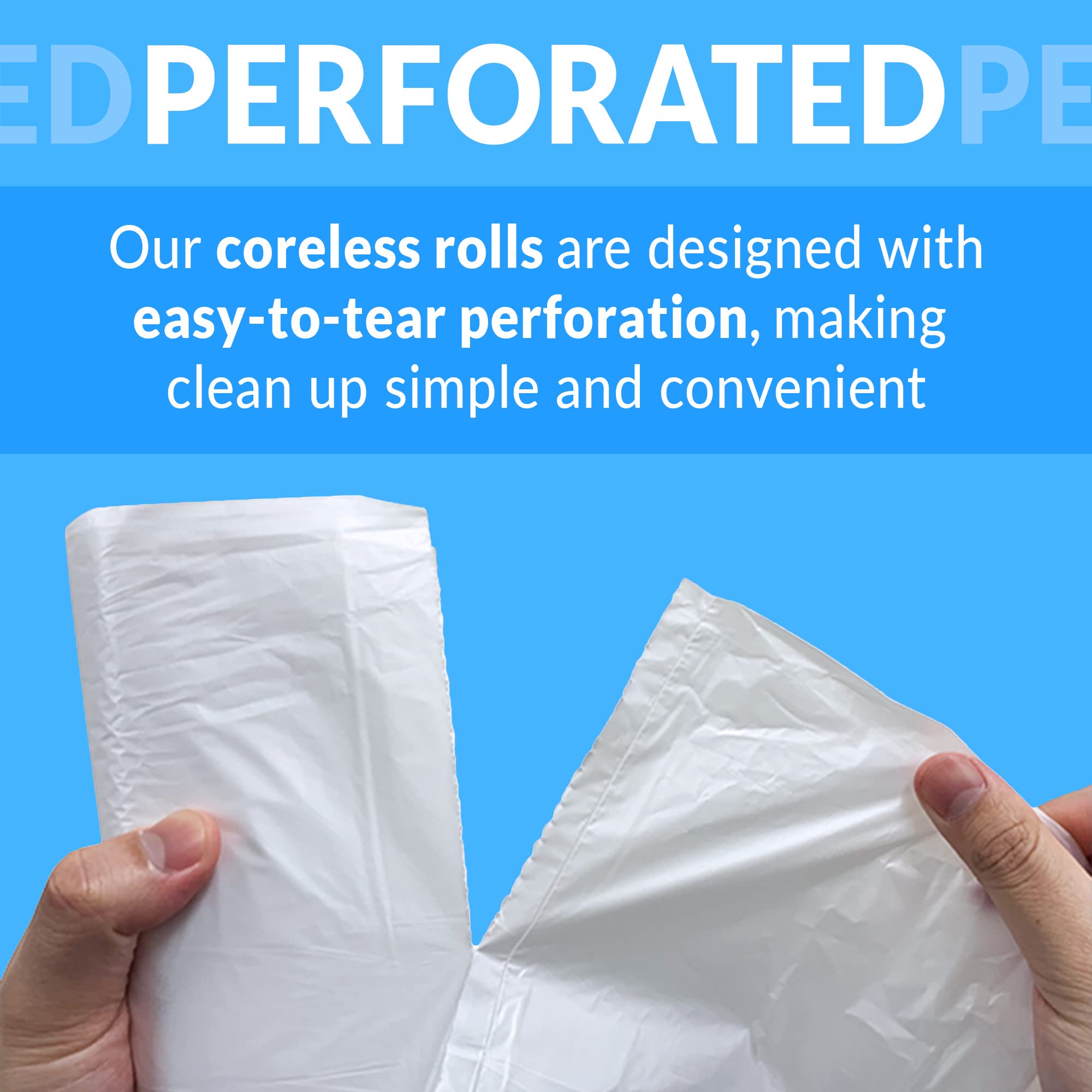 Reli. SuperValue 13 Gallon Trash Bags | 1000 Count Bulk | Tall Kitchen | Can Liners | Clear Multi-Use Garbage Bags