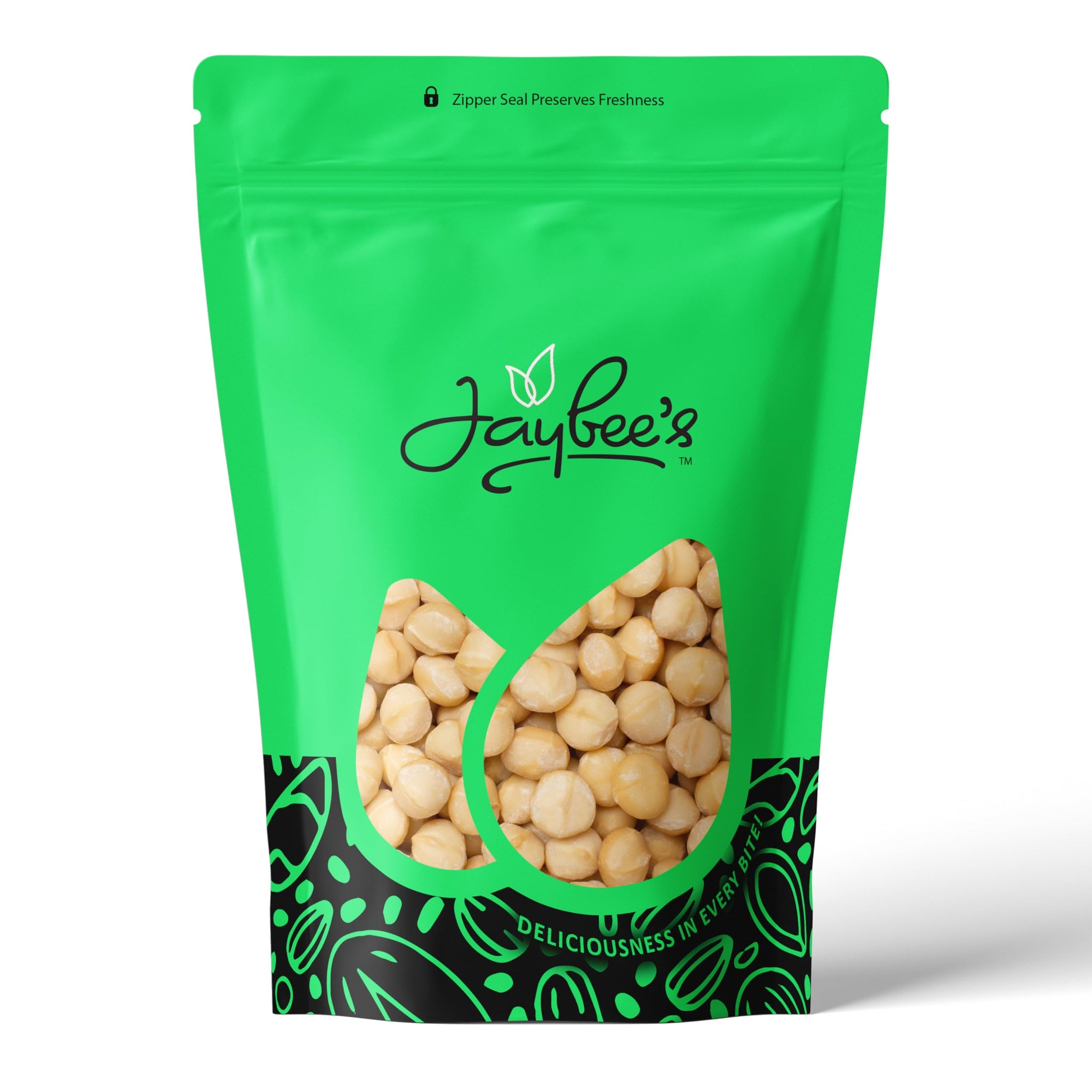 Raw Macadamia Nuts 2 Pounds Jumbo Size - Unsalted, Whole, Premium | All Natural Healthy Snack, Keto, Vegan, High Protein | Bulk Bag | Ideal for Baking