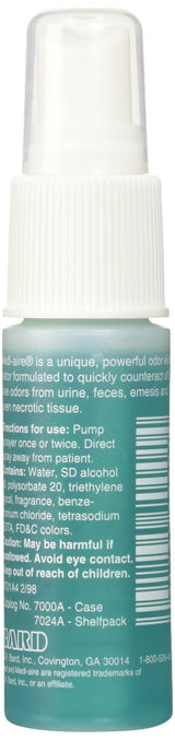 Bard Medi-aire Biological Odor Eliminator - 1 oz Spray Bottle, Green