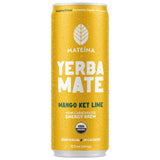 Mateina Organic Mango Key Lime Yerba Mate, 12 Fl Oz