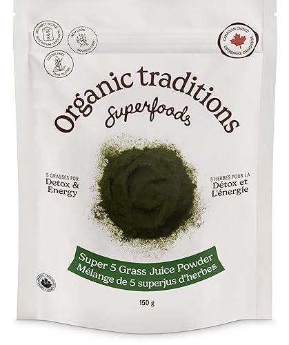 Organic Traditions Super 5 Grass Juice Blend, 150 GR