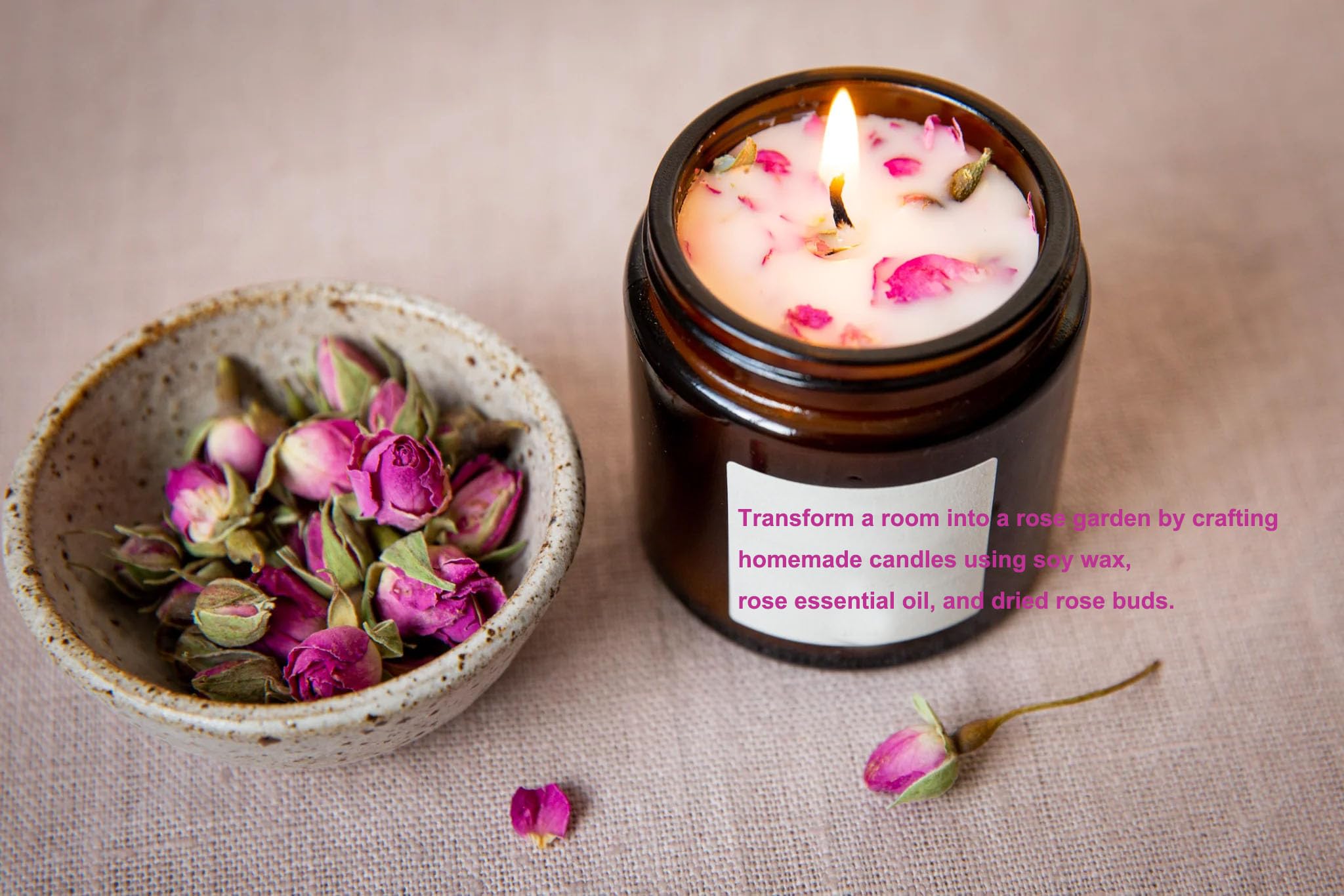 OneDove Dried Rose Petals and Rose Buds -1 Pound Food grade - Use in Tea, Baking, Making Water, essential oil, Wedding Confetti