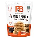 PBfit Peanut Flour Baking Blend - Gluten Free & Non GMO - 11g Protein per Serving 10% DV - 80% Less Fat than Almond Flour - 1 to 1 Swap for White