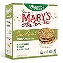 Mary's Gone Crackers Super Seed Crackers, Rosemary, 4 Ounce (Pack of 1), Organic Plant Based Protein, Gluten Free