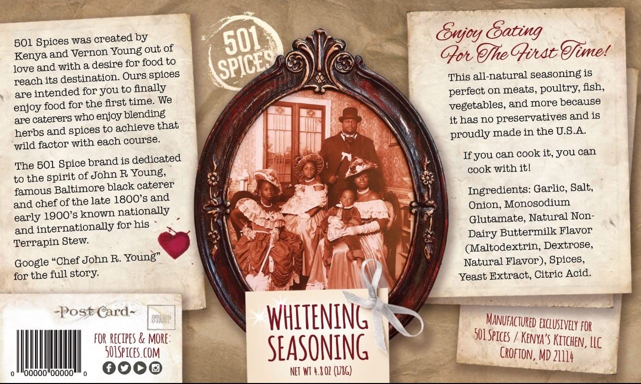 White Seasoning Spice Blend, Rich Flavor Taste Seasonings and Spices for Cooking - All Purpose Seasoning
