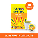 Café Bustelo Light Roast, Single Serve Coffee Pods, 10 Count (Pack of 1)
