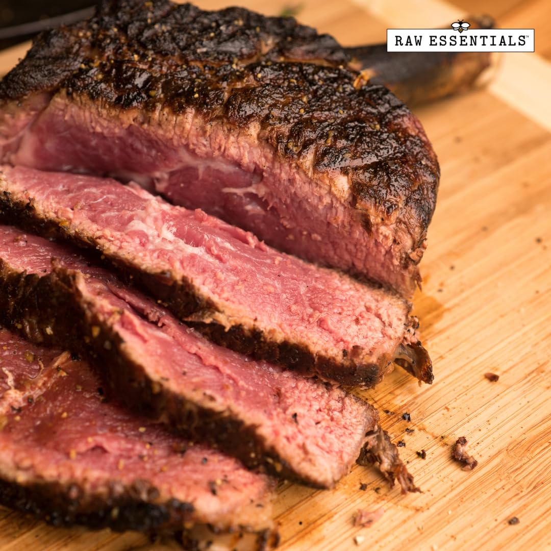 Raw Essentials Prime Rib Rub - Herbaceous and Savory - Rub on Prime Ribs, Steaks, Roasts, and Vegetables - 9 Ounce Bottle