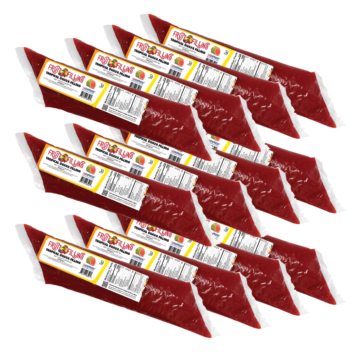 50Express® 12 Count Fruit Filling Sleeve (12 Count/2lb Sleeves) (Tropical Guava)