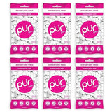 PUR 100% Xylitol Chewing Gum, Sugarless Pomegranate Mint, Sugar Free + Aspartame Free + Gluten Free, Vegan & Keto Friendly - Low Carb, Simply Pure