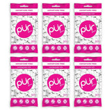 PUR 100% Xylitol Chewing Gum, Sugarless Pomegranate Mint, Sugar Free + Aspartame Free + Gluten Free, Vegan & Keto Friendly - Low Carb, Simply Pure