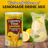 Powdered Lemonade Drink Mix- CountryTime Refreshing Lemonade Mix Powder Drink with Other Natural Flavor - Packaged in Resealable Canister with Easy