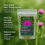 Tu Salud Plus 4oz Milk Thistle Liver Detox Supplement - Cardo Mariano Extract for Liver Cleanse, Supports Healthy Liver Function and Detoxification