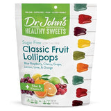 Dr. John’s Sugar Free Candy, Healthy Lollipops with Zero Sugar, Low Calorie Snacks, Keto Friendly Hard Candy Sweets, Classic Fruit Tooth, 60 Count, 1