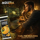 IGNIRA Cheese Wasabi Cashew Nuts - Crunchy Roasted Cashew Nuts, Nutrient-Rich Protein-Powered Snack, Flavored Cashews, No Cholesterol, No