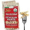 Papa Vince Organic Non Enriched Pasta - good whole wheat busiate pasta, made in Italy from ancient grains cultivated in Sicily, Italy. Slow Dried