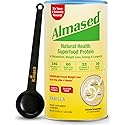 Almased Vanilla Protein Powder for Women & Men - Gluten-Free Meal Replacement Powder Supports Weight Loss & Muscle Retention - Low-Glycemic High Plant