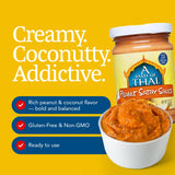 A Taste of Thai Peanut Satay Sauce | Authentic Thai Flavor with Roasted Peanuts & Spices | Ready-to-Use Mix for Noodles, Dips, Salads & Stir-Fry |