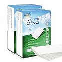 Zinshine Laundry Detergent Sheets - Eco Friendly Laundry Washing Sheets, Hypoallergenic, Free & Clear Scent, for Hotels, Dorm, Travel, Camping