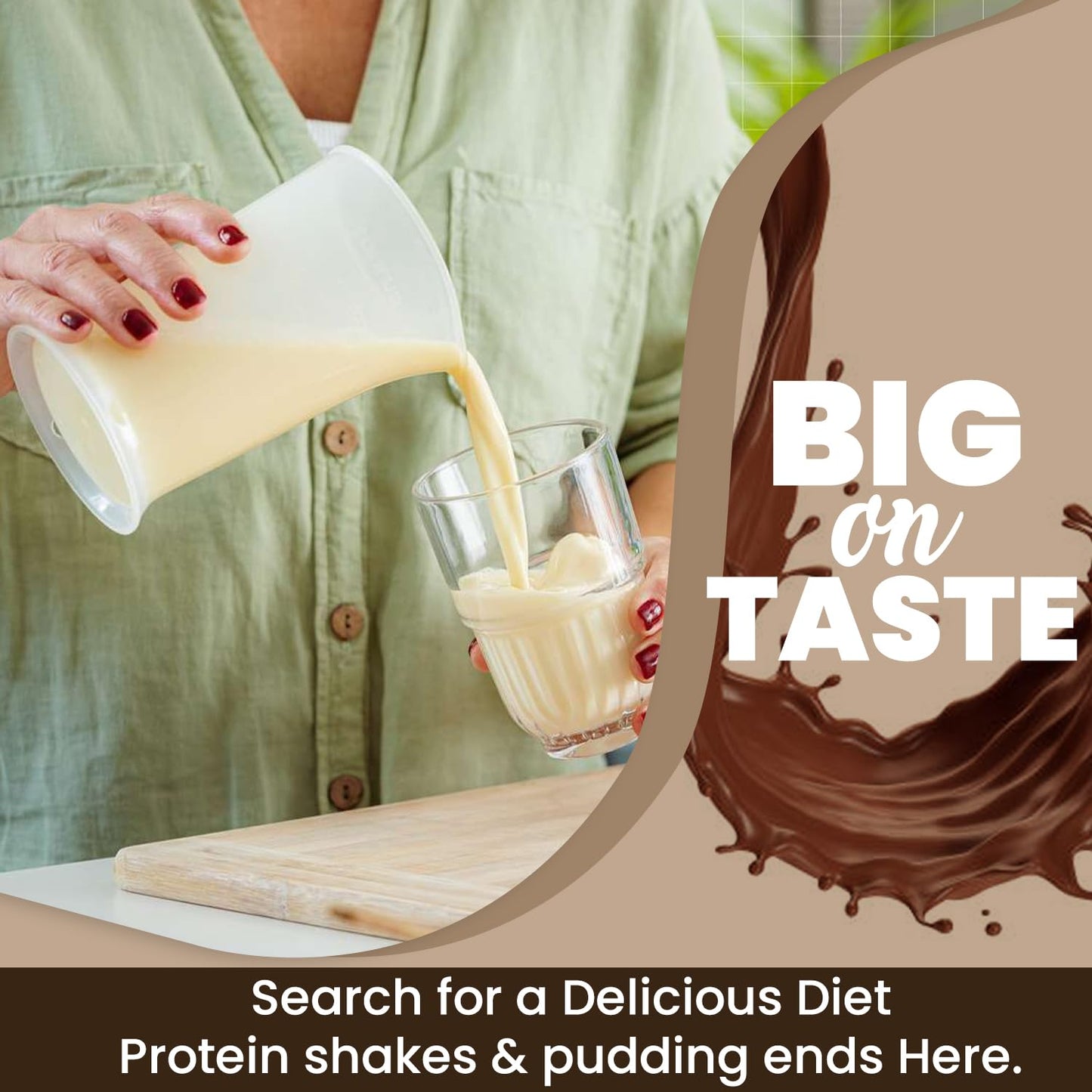 NutriWise - Shake & Pudding | 7/Box | High Protein Diet | Healthy Nutrition | Gluten Free - Low Carb - Low Sugar - Low Fat (Vanilla)