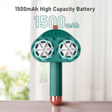 Fabric Shaver and Lint Remover, Dual-Head Lint Shaver Sweater Shaver with Dual-6-Leaf Blades, Rechargeable Electric Sweater Shaver Lint Ball Shaver