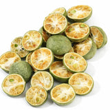 WAKIKI Natural Dried Green Kumquat, 4.2oz/120gGreen Manderin Dehydrated Kumquat Slices, No Added Sugar, Natural Dried Citrus Fruit for Fruit Tea