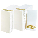 LITOPAK 200 Pack Paper Hand Towels for Bathroom, Guest Towels Disposable, and Paper Napkins Disposable for the Bathroom, Kitchen, Wedding, Party
