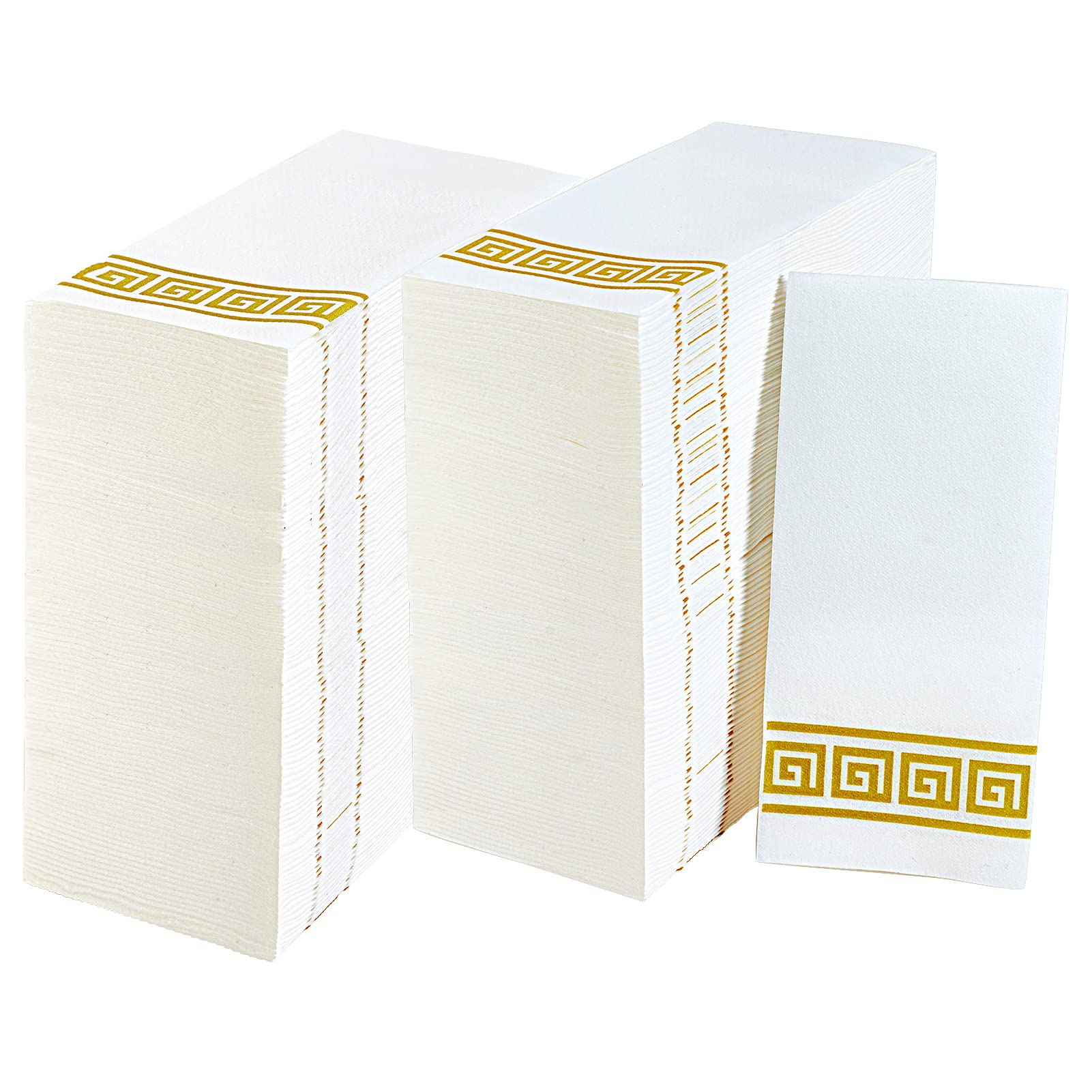 LITOPAK 200 Pack Paper Hand Towels for Bathroom, Guest Towels Disposable, and Paper Napkins Disposable for the Bathroom, Kitchen, Wedding, Party
