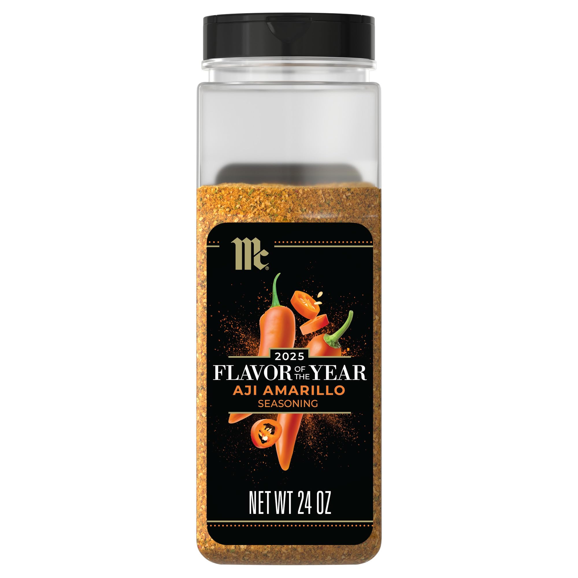 McCormick Seasoning, Aji Amarillo, 2025 Flavor of the Year, Made for Chefs, Blend of Tropical & Smoky Notes with Medium Chile Heat, For Seafood, Fish