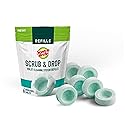 Scotch-Brite Scrub & Drop Toilet Cleaning System Refills, Dissolvable Toilet Bowl Cleaner Scrub Pad Tablets, 6 Disposable Refills