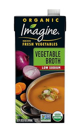 Imagine Foods, Broth Vegetable Low Sodium Organic, 32 Fl Oz