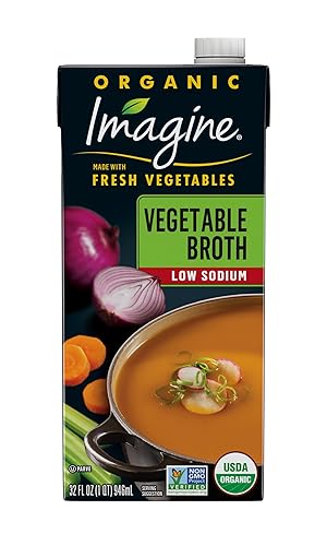 Imagine Foods, Broth Vegetable Low Sodium Organic, 32 Fl Oz