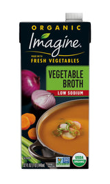 Imagine Foods, Broth Vegetable Low Sodium Organic, 32 Fl Oz