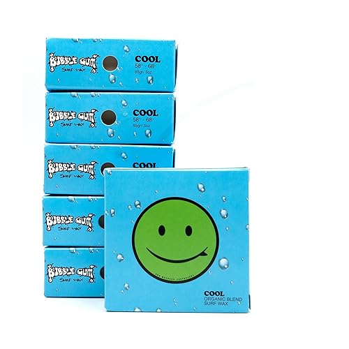 Bubble Gum Surf Wax Rob Machado Organic Blend Cool 6 Pack