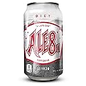 Ale 8 One Ginger Ale Soda with a Caffeine Kick & Hint of Citrus - Original Flavor - Zero Sugar - 12 Pack, Case of 12 Oz Cans - Sugar Free Ginger Soft