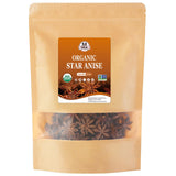 52USA Organic Star Anise - 4oz | Non-GMO, Whole Spice | Premium Quality for Cooking, Baking & Tea | Natural Flavor & Aroma