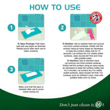 Fine Life Products Cif Multi Surface Disinfecting Hand Wet Citrus Wipes for All Hard Non Porous Surfaces, Remove 99 Percent of Diseases, 32 Count