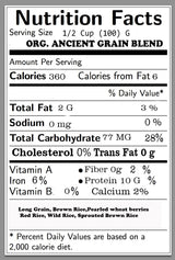 dmarketline 5 LB Grown Organic ANCIENT GRAIN BLEND Wild,Red, Brown RICE wheat Bulk, 80 Ounces