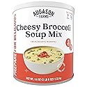 Augason Farms Cheesy Broccoli Soup Mix Can, Emergency Food Supply, Everyday Meals, 38 Servings