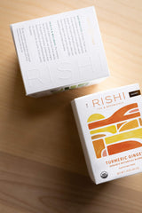 Rishi Turmeric Ginger Tea, Organic Caffeine-Free Herbal Tea Sachet Bags, 15 Count (Pack of 2)