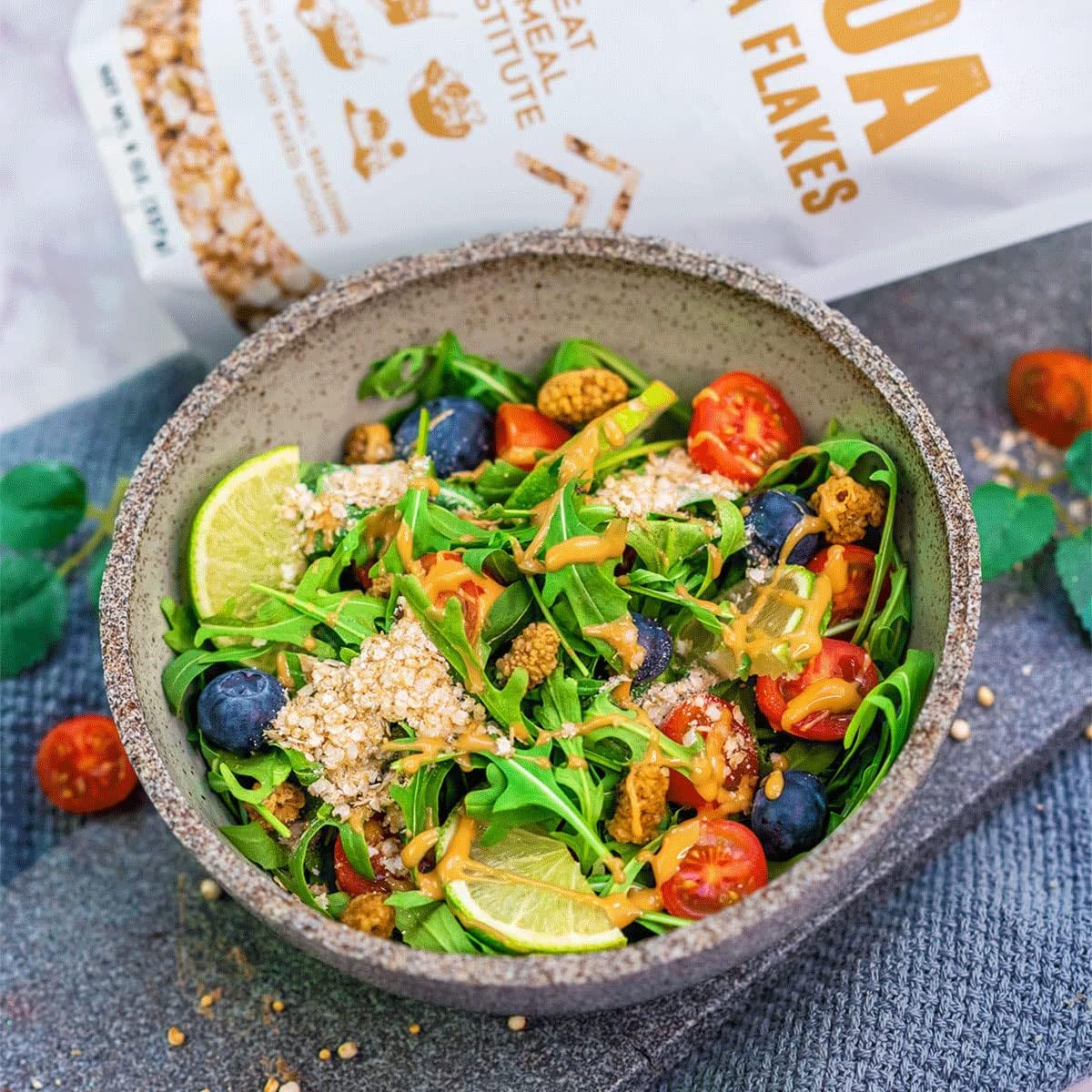 Suncore Foods Organic Snow Quinoa Flakes, Gluten-Free, Non-GMO, 8oz