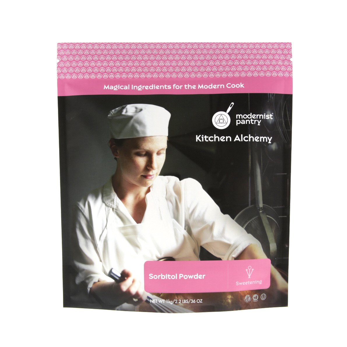 Pure Sorbitol Powder Vegan Gluten-Free OU Kosher Certified - 1kg/2.2lbs/36oz